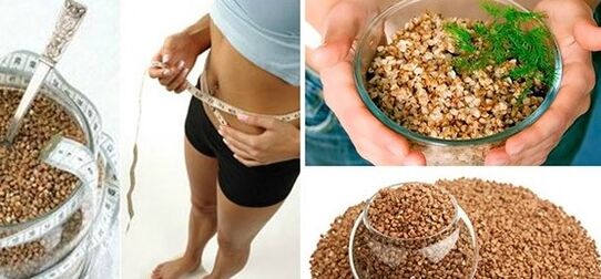 Pagrindinis dietinio meniu ingredientas yra grikių košė.