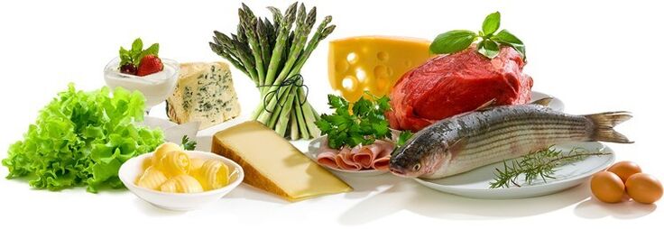 baltyminiai maisto produktai, skirti mažai angliavandenių dietai